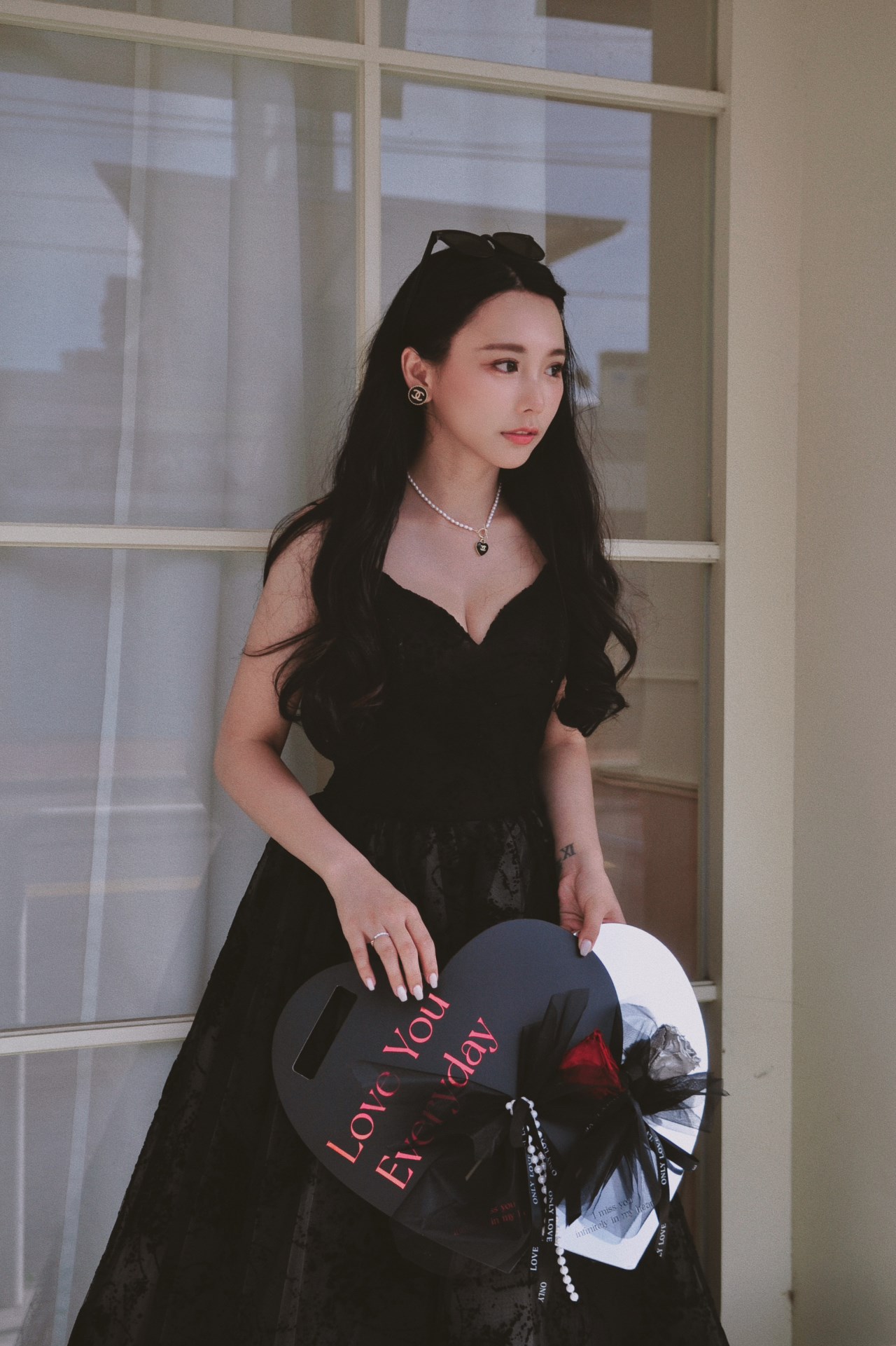 ｜永生花｜ONLYLOVE 愛心手提花盒