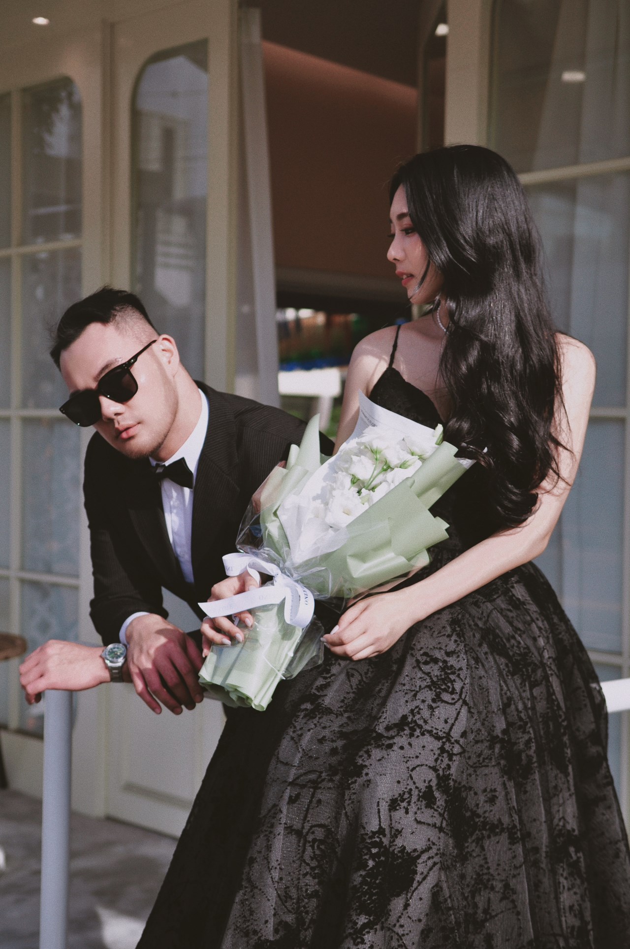 ｜鮮花｜白色洋桔梗花束