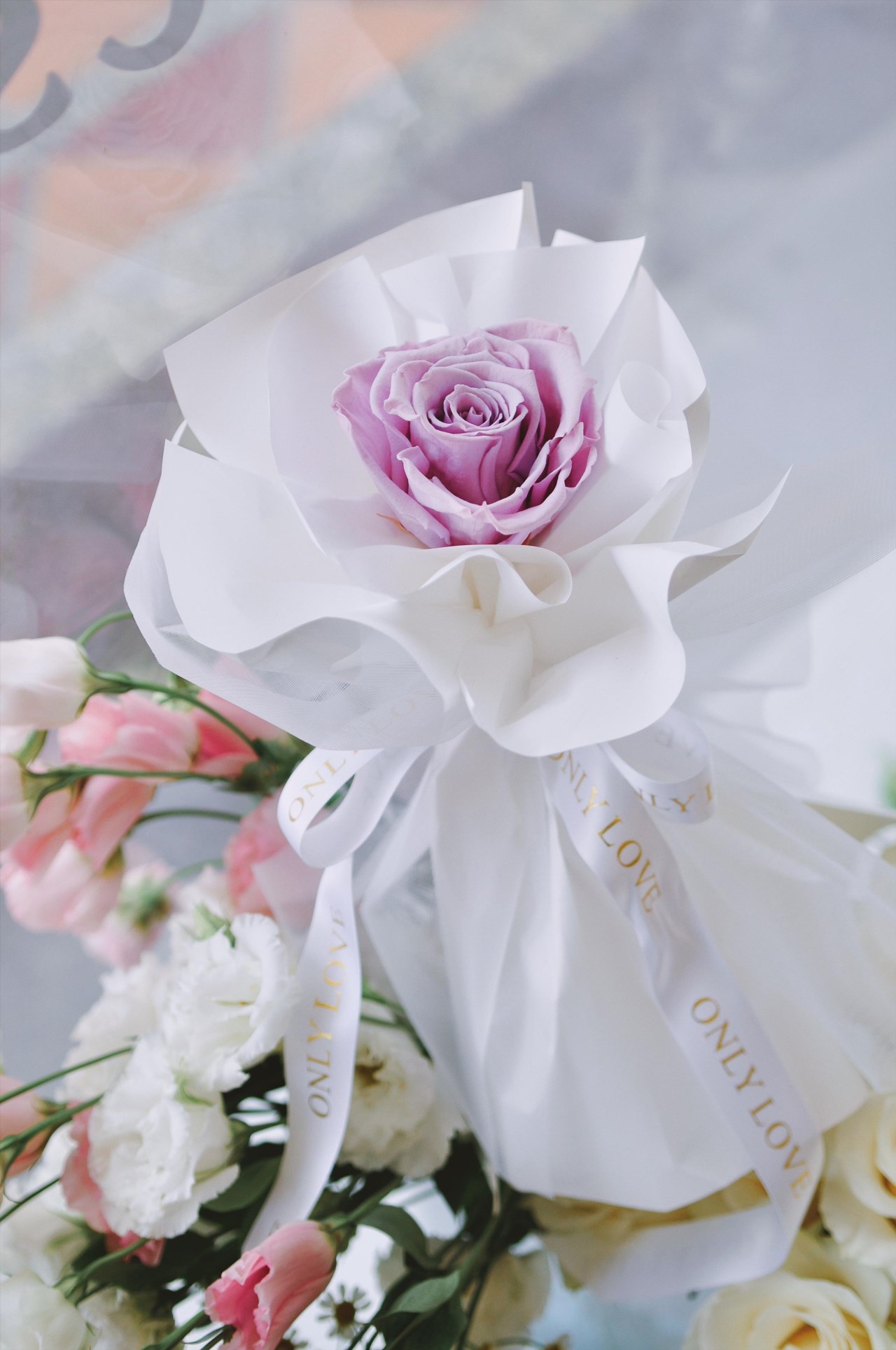 ｜永生花｜唯愛單隻永生花束