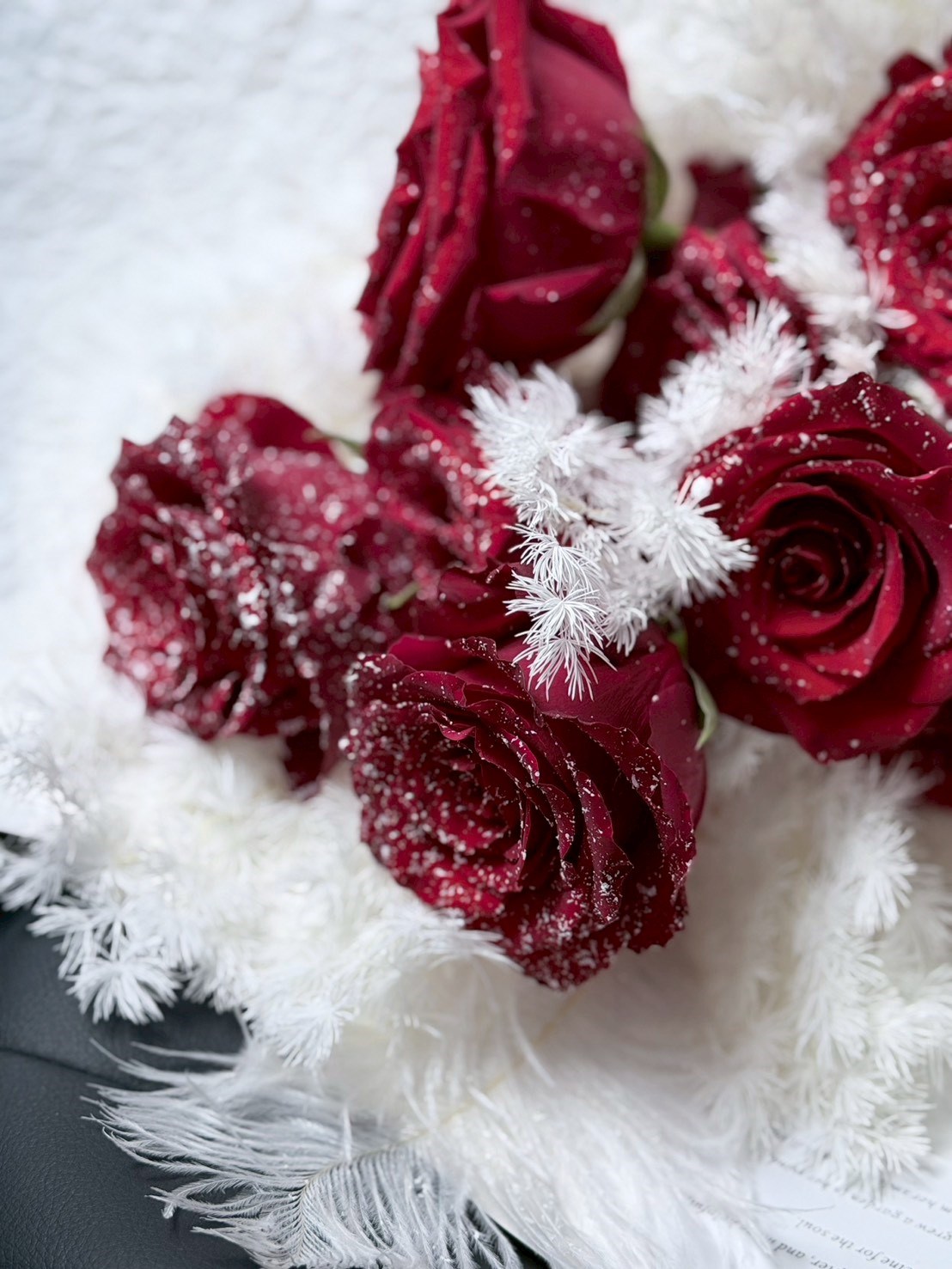 【聖誕限定】鮮花 |  落雪玫瑰